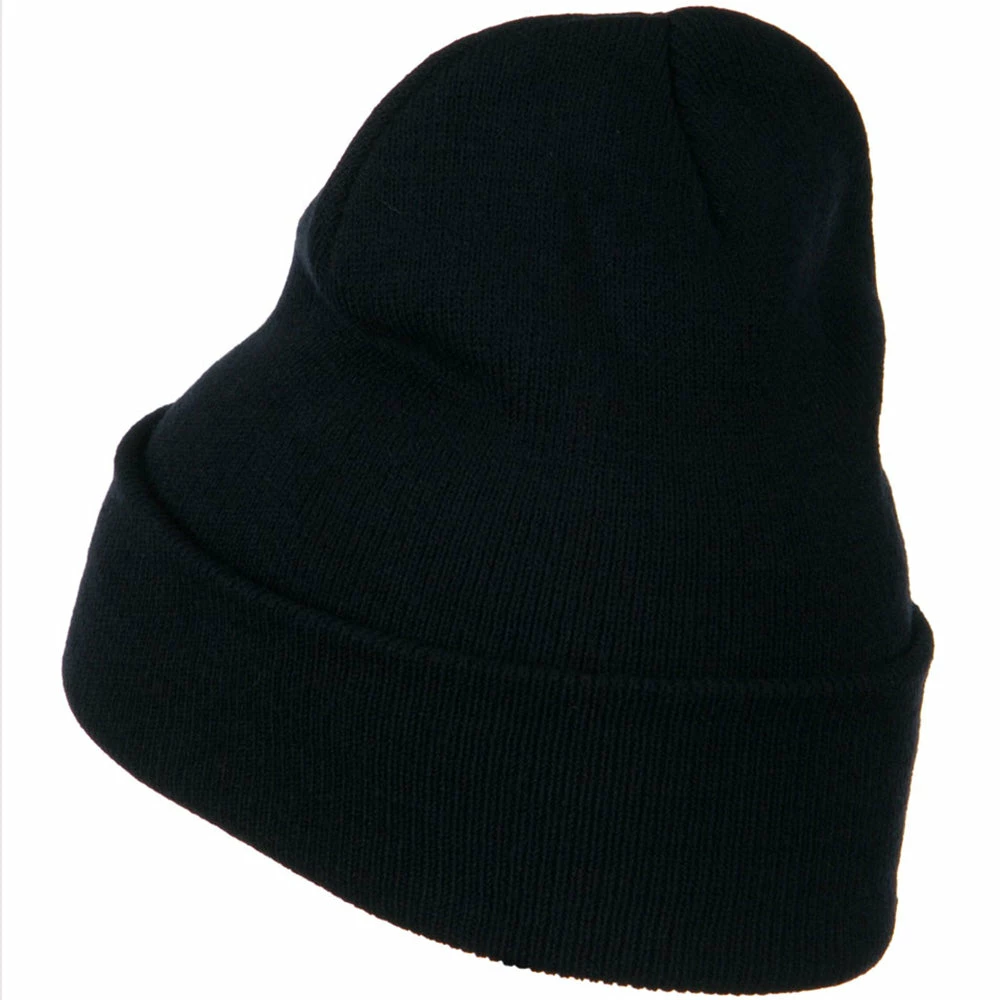 MG 12 Inch Long Knitted Beanie - Image 5