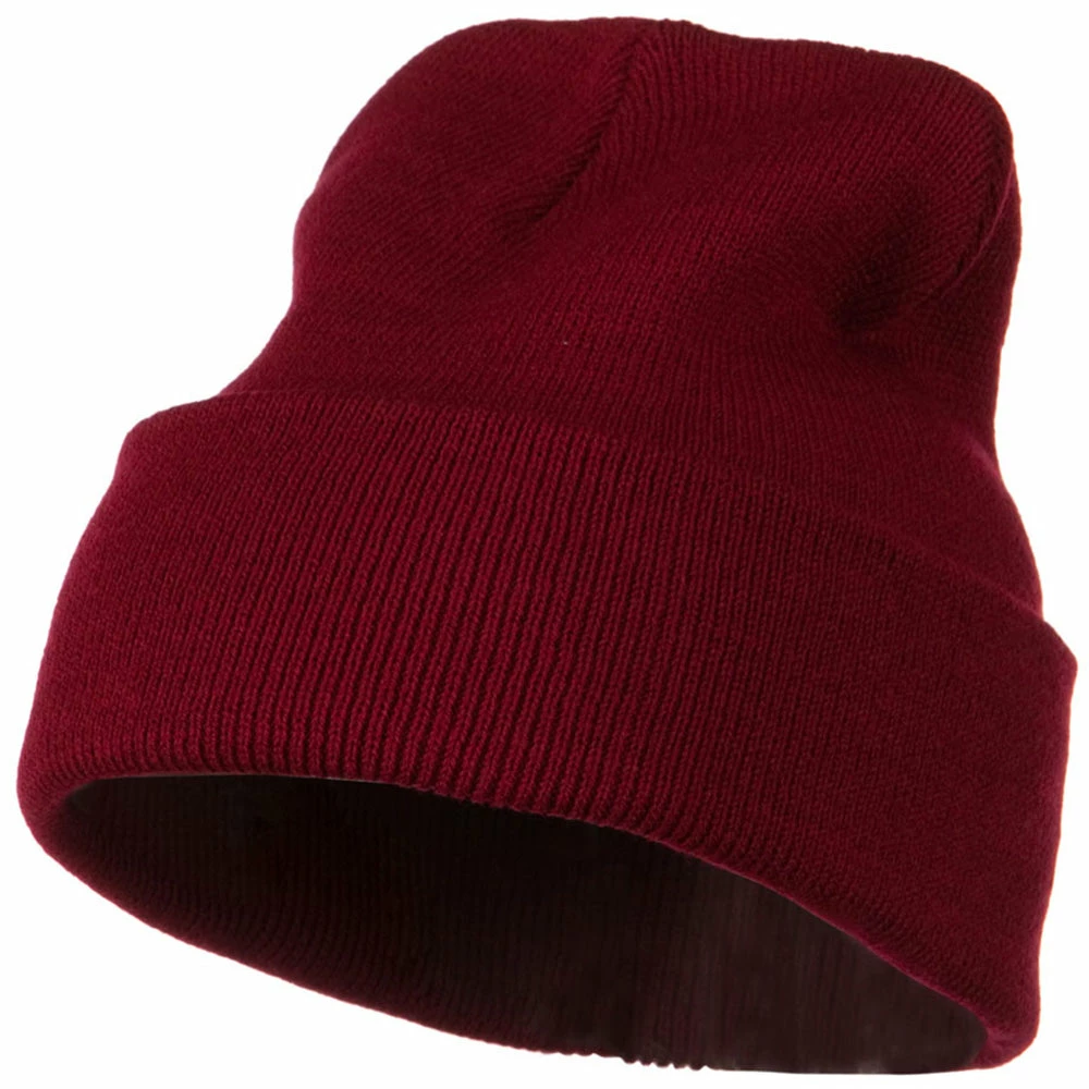 MG 12 Inch Long Knitted Beanie - Image 6