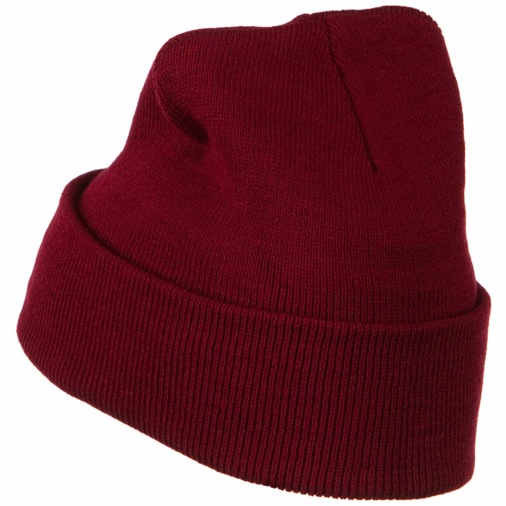 MG 12 Inch Long Knitted Beanie - Image 10