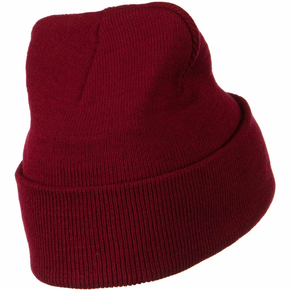 MG 12 Inch Long Knitted Beanie - Image 8