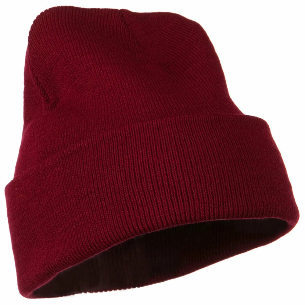 MG 12 Inch Long Knitted Beanie - Image 7
