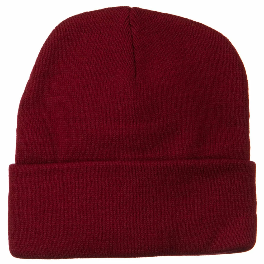 MG 12 Inch Long Knitted Beanie - Image 9