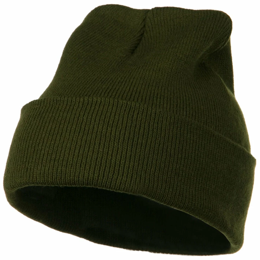MG 12 Inch Long Knitted Beanie - Image 11