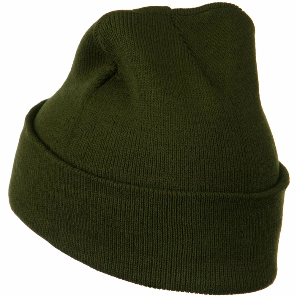 MG 12 Inch Long Knitted Beanie - Image 14