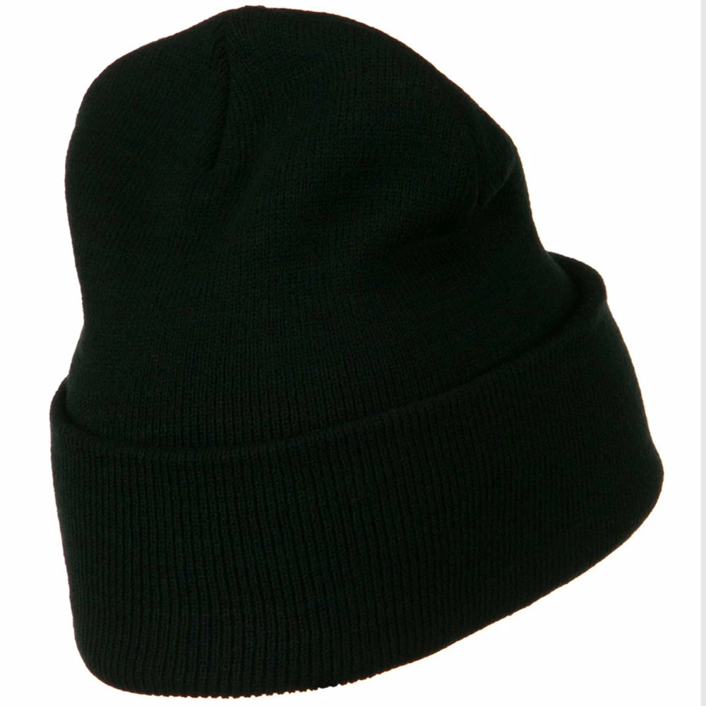 MG 12 Inch Long Knitted Beanie - Image 23