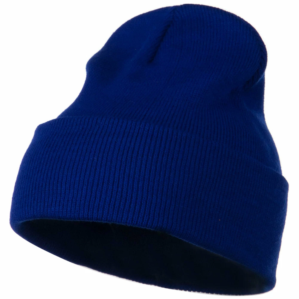 MG 12 Inch Long Knitted Beanie - Image 36
