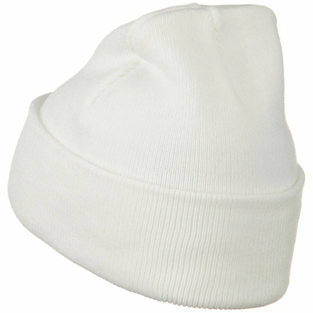 MG 12 Inch Long Knitted Beanie - Image 50