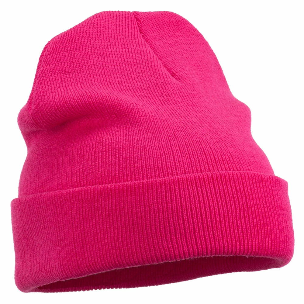 MG 12 Inch Long Knitted Beanie - Image 64