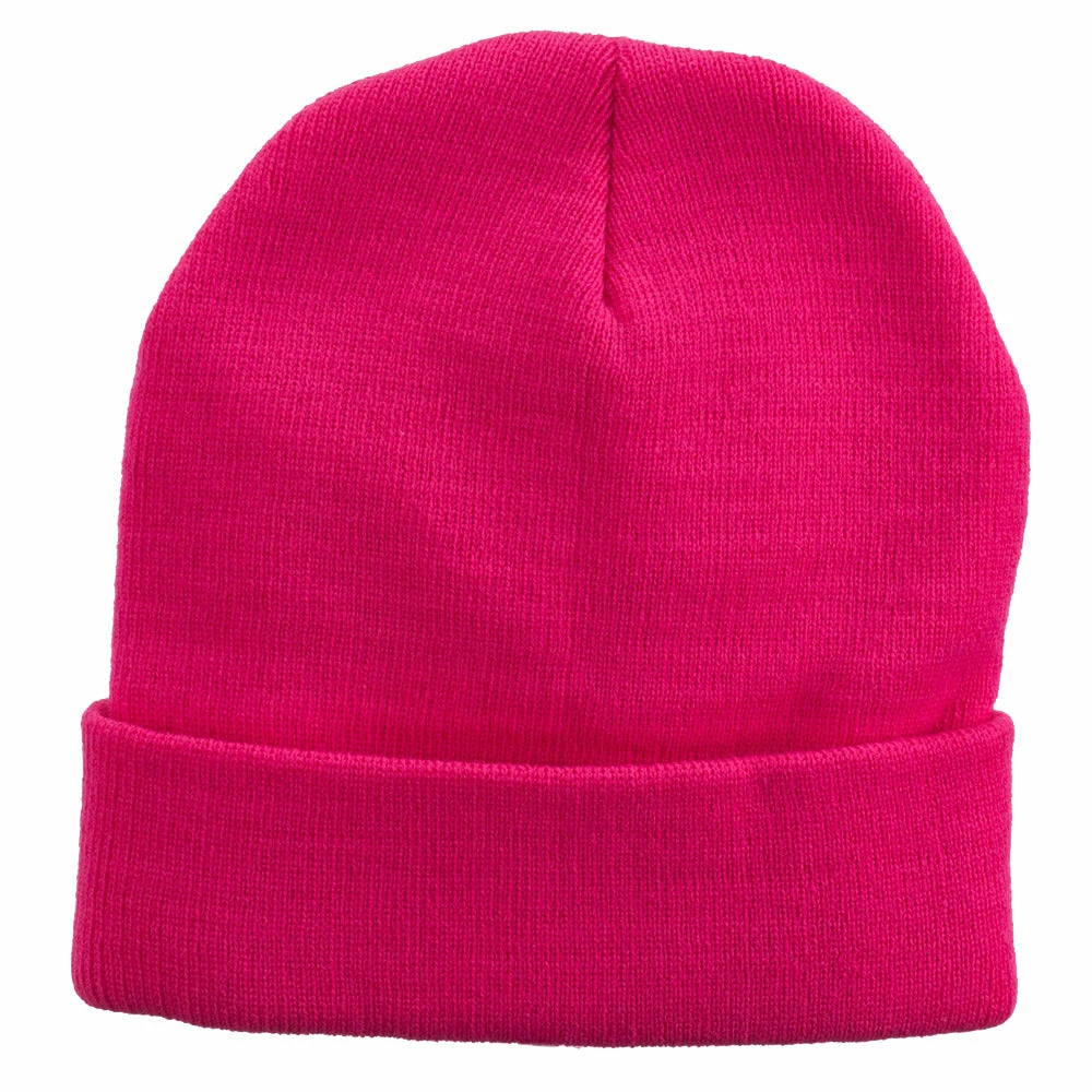 MG 12 Inch Long Knitted Beanie - Image 65