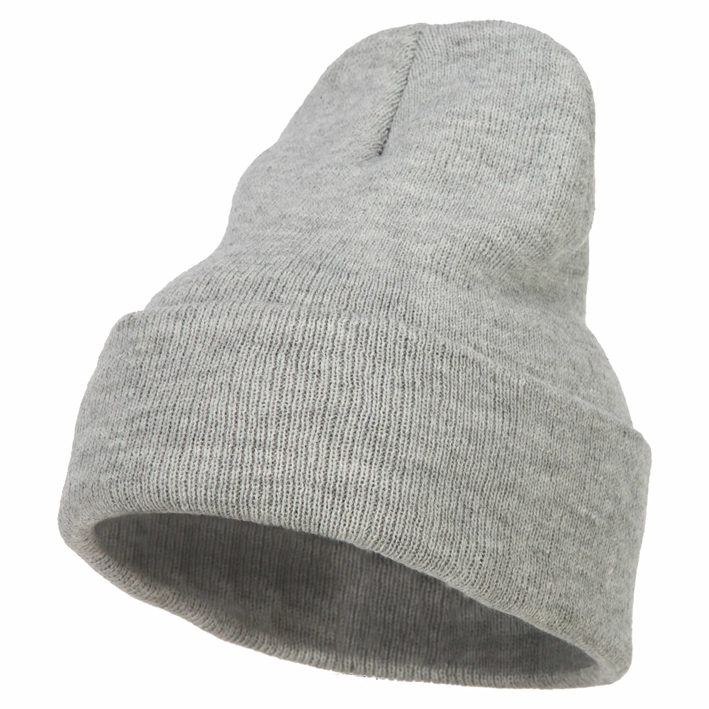 MG 12 Inch Long Knitted Beanie - Image 76
