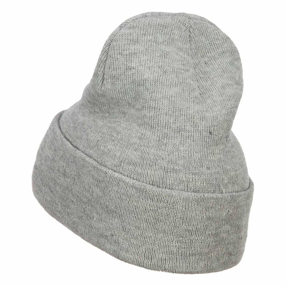 MG 12 Inch Long Knitted Beanie - Image 77