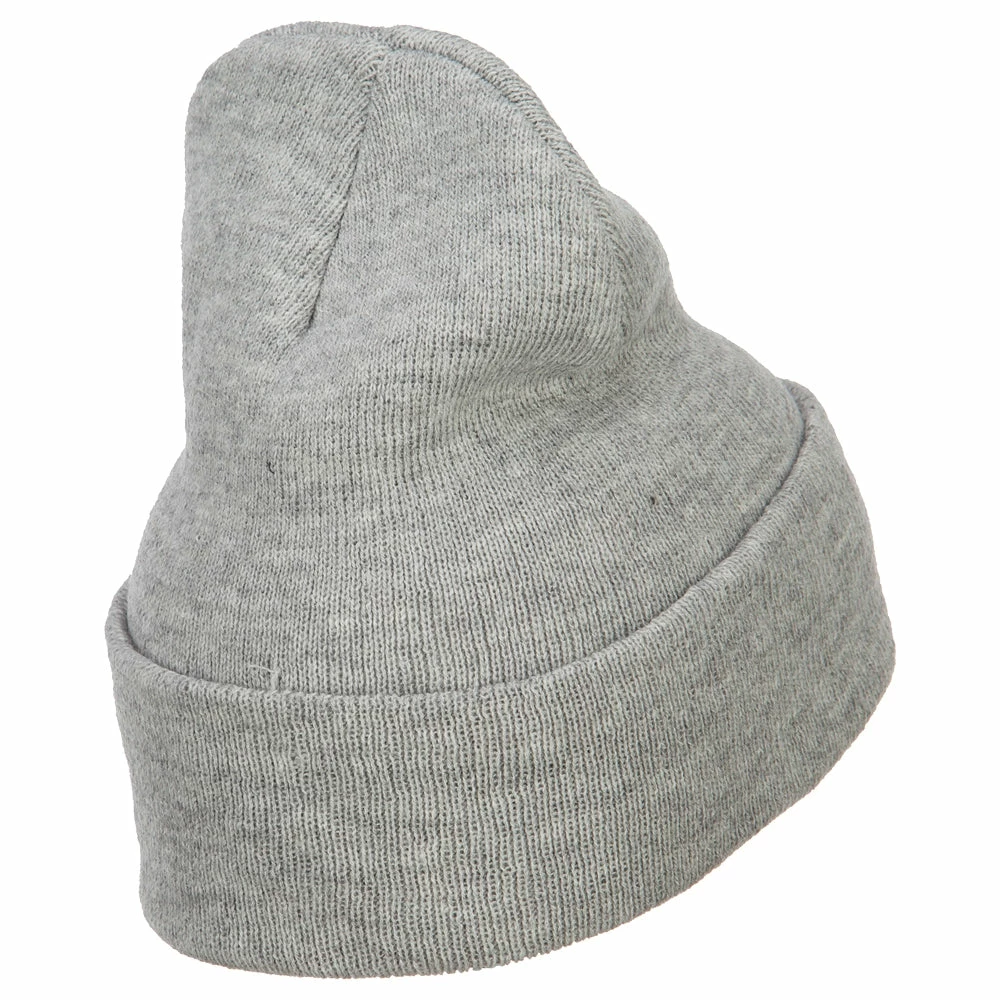 MG 12 Inch Long Knitted Beanie - Image 78