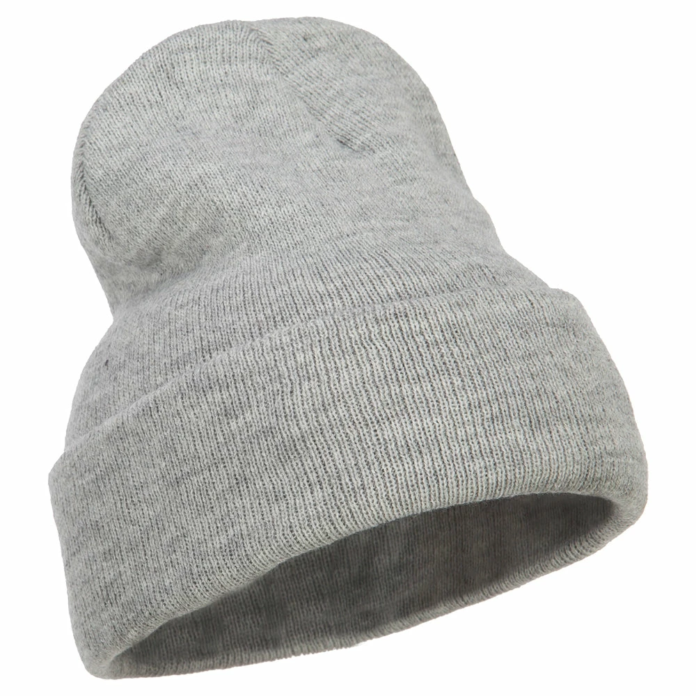 MG 12 Inch Long Knitted Beanie - Image 79