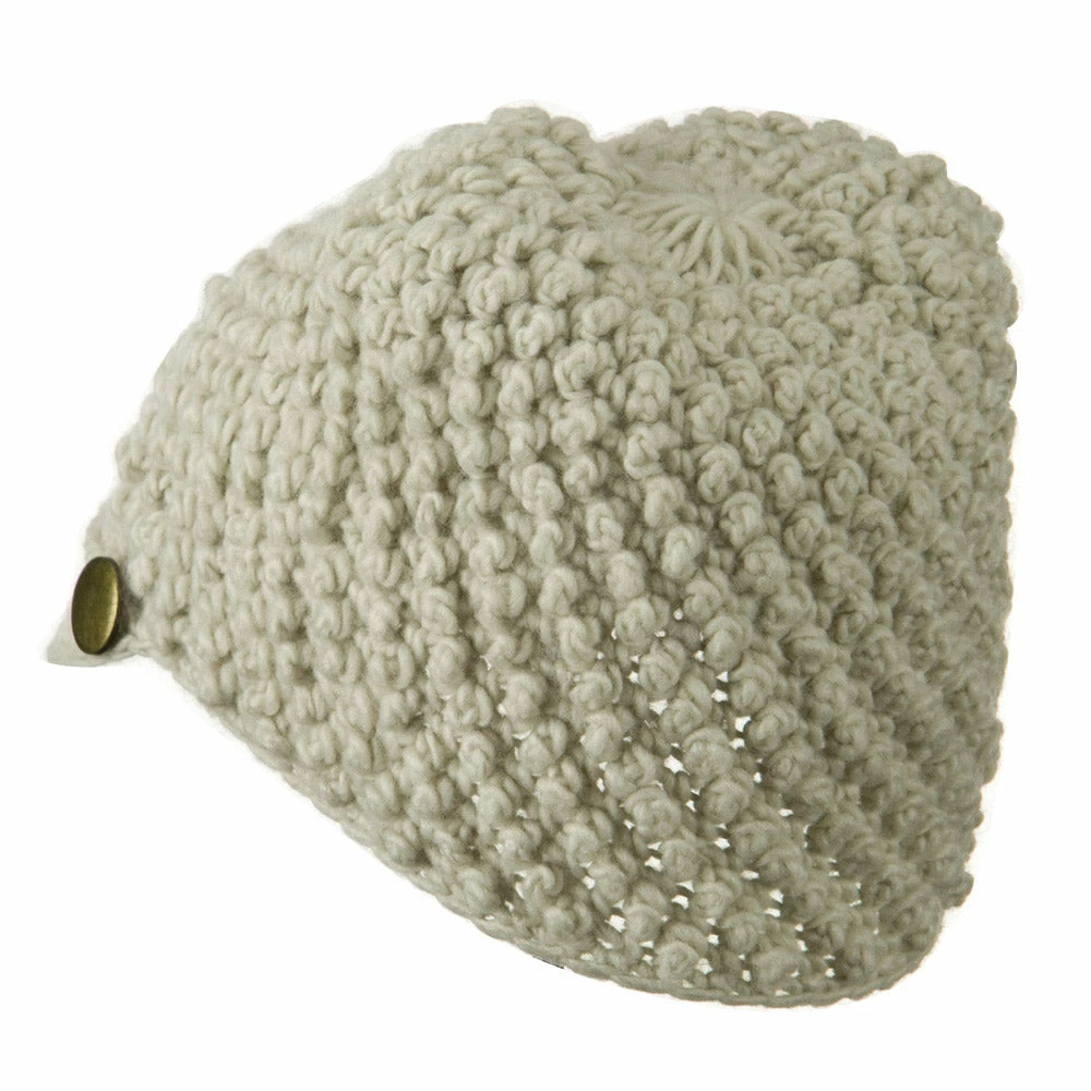 Jeanne Simmons Woman's Knotted Woven Soft Brim Beanie - Image 5