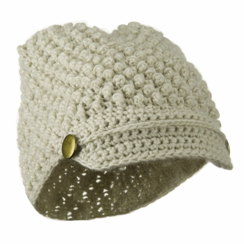 Jeanne Simmons Woman's Knotted Woven Soft Brim Beanie - Image 4