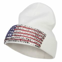 Something Special American Flag Stone Beanie