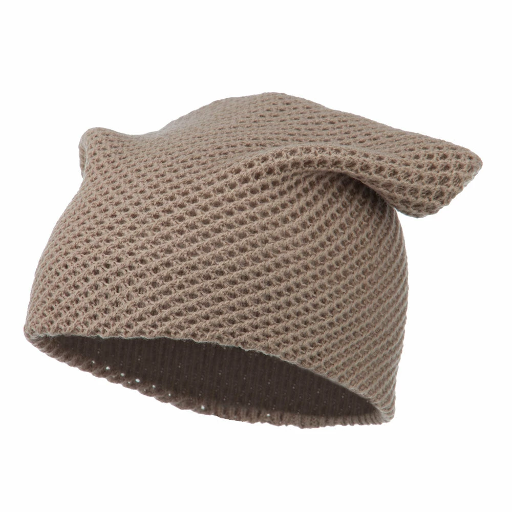 Cheveux Mesh Knit Crown Deep Beanie - Image 16