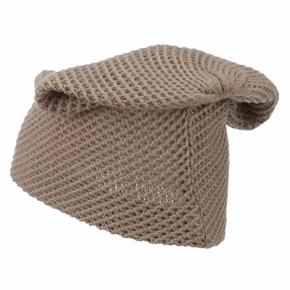 Cheveux Mesh Knit Crown Deep Beanie - Image 17