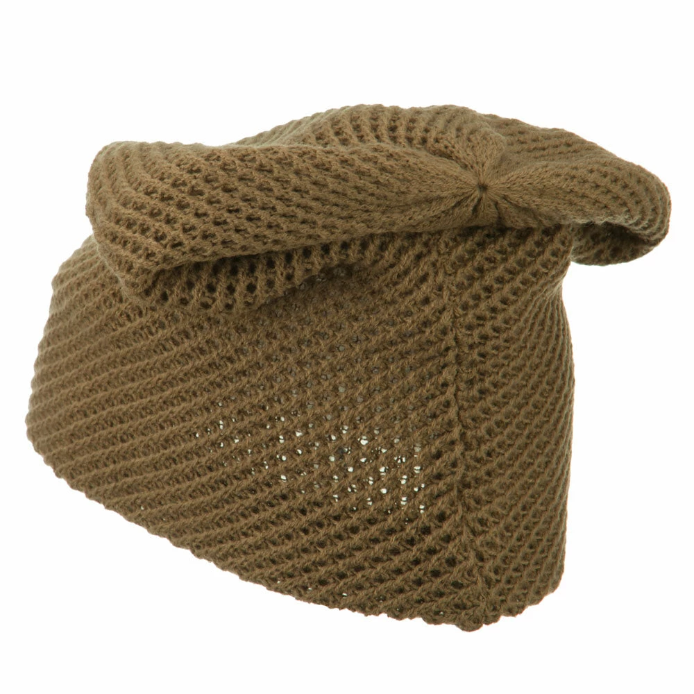 Cheveux Mesh Knit Crown Deep Beanie - Image 22