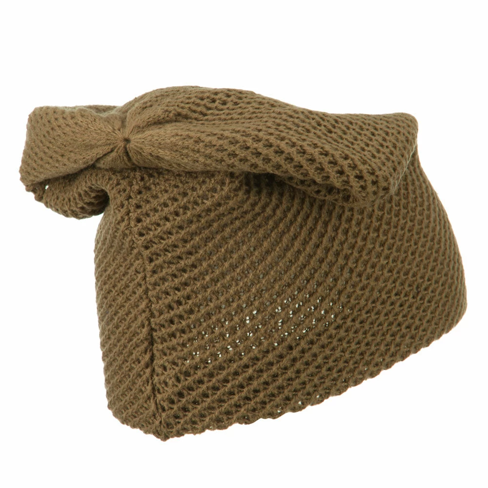 Cheveux Mesh Knit Crown Deep Beanie - Image 23