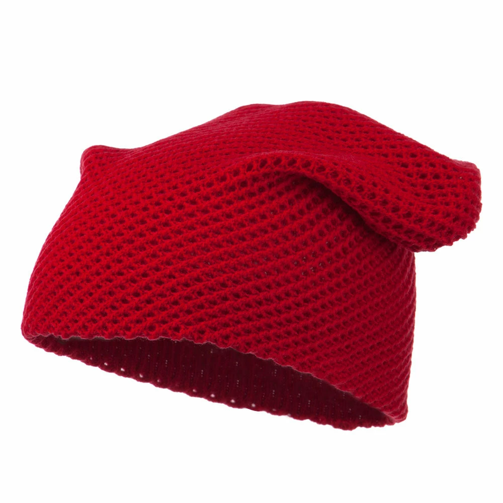 Cheveux Mesh Knit Crown Deep Beanie - Image 26