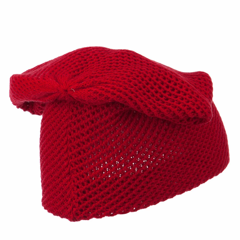 Cheveux Mesh Knit Crown Deep Beanie - Image 28