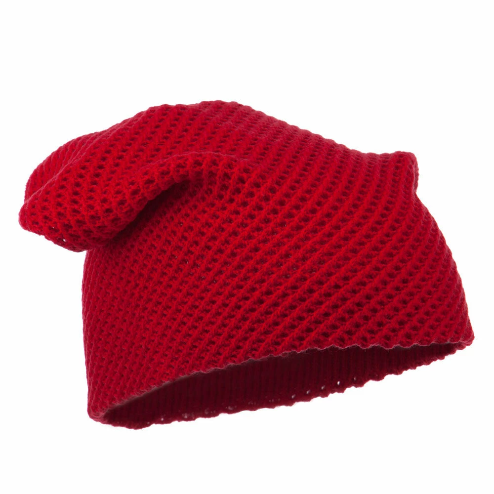 Cheveux Mesh Knit Crown Deep Beanie - Image 29