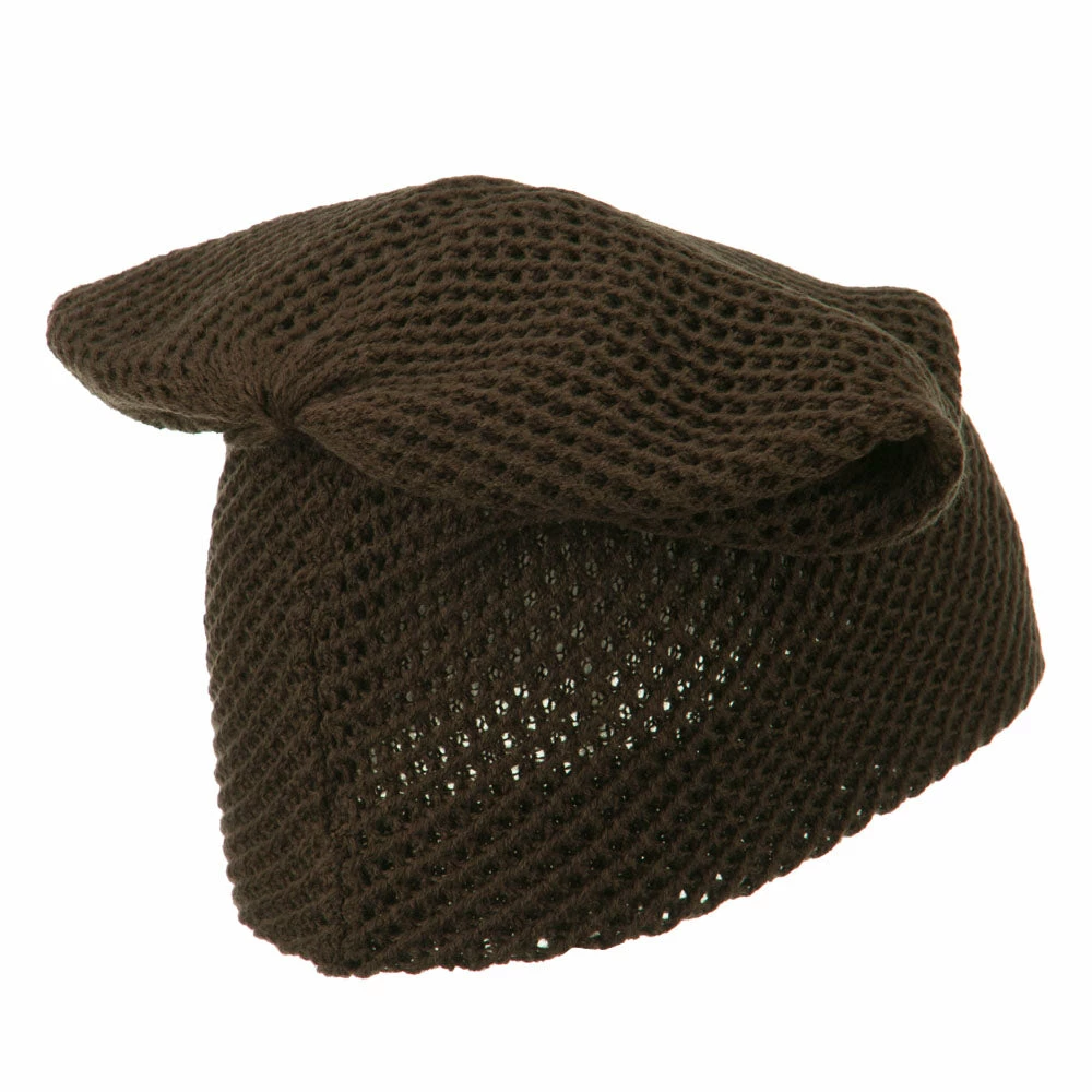 Cheveux Mesh Knit Crown Deep Beanie - Image 33