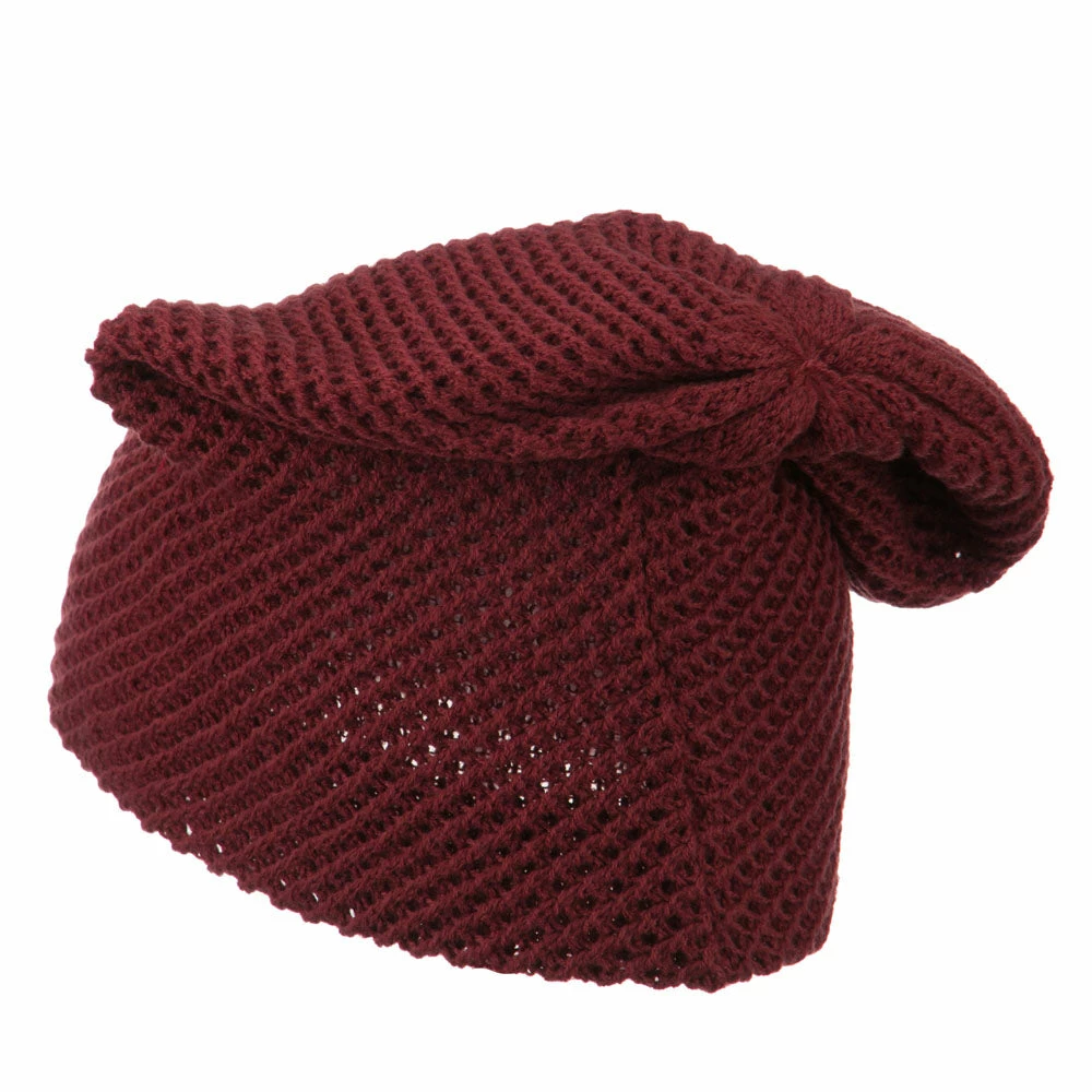 Cheveux Mesh Knit Crown Deep Beanie - Image 37