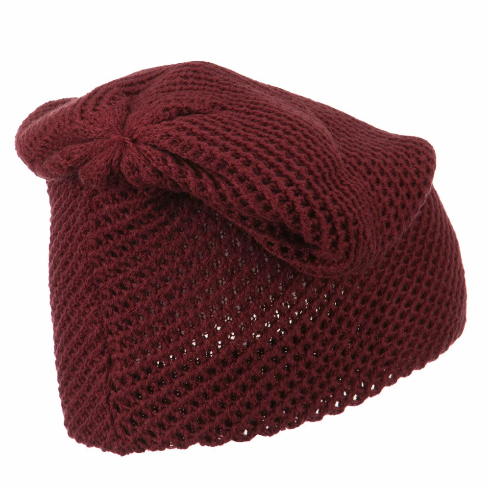 Cheveux Mesh Knit Crown Deep Beanie - Image 38
