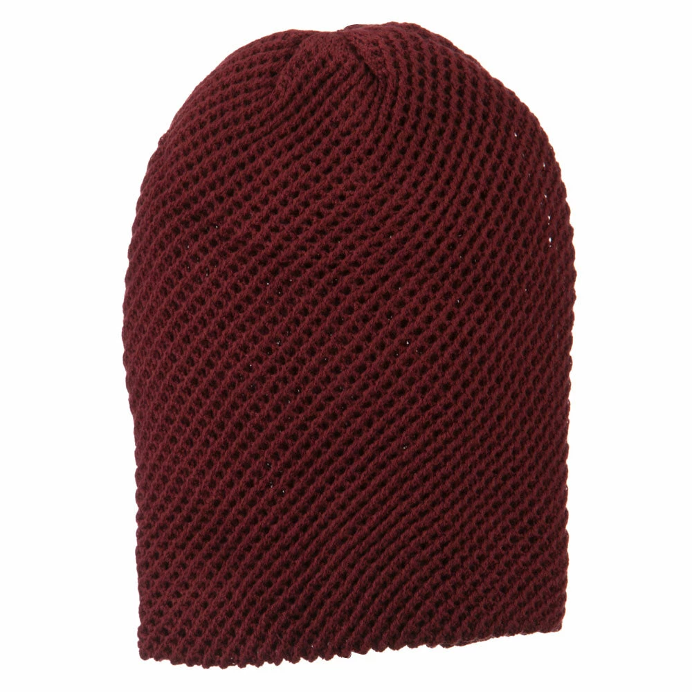 Cheveux Mesh Knit Crown Deep Beanie - Image 40