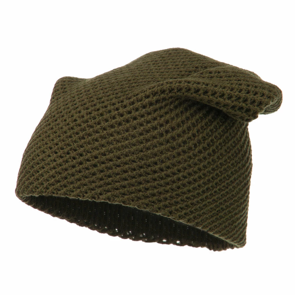 Cheveux Mesh Knit Crown Deep Beanie - Image 41
