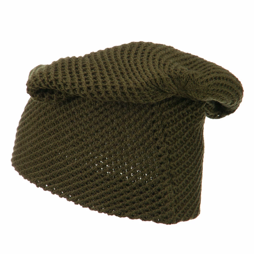 Cheveux Mesh Knit Crown Deep Beanie - Image 42