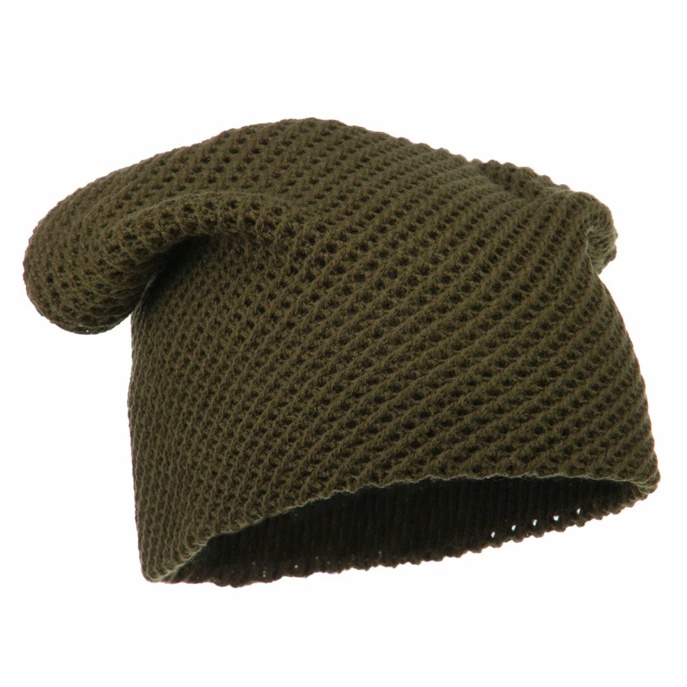 Cheveux Mesh Knit Crown Deep Beanie - Image 44