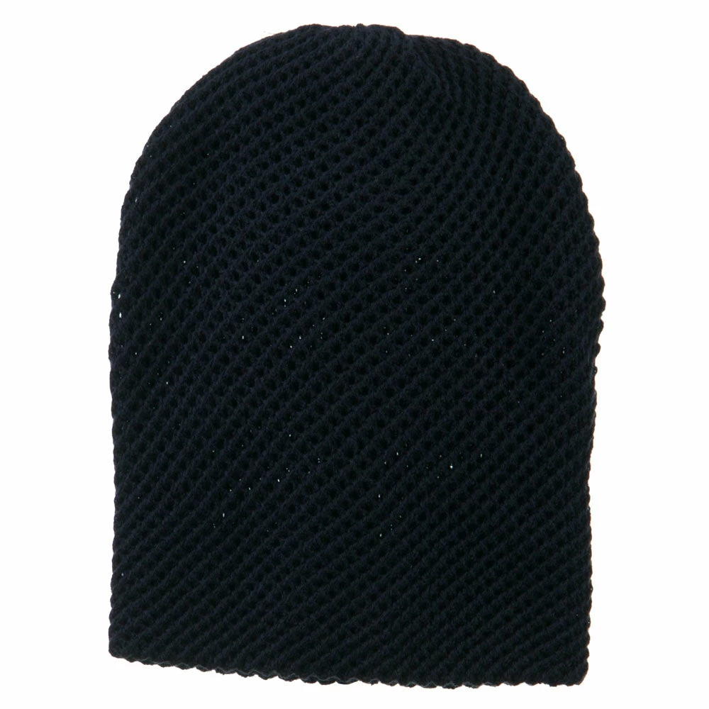 Cheveux Mesh Knit Crown Deep Beanie - Image 5