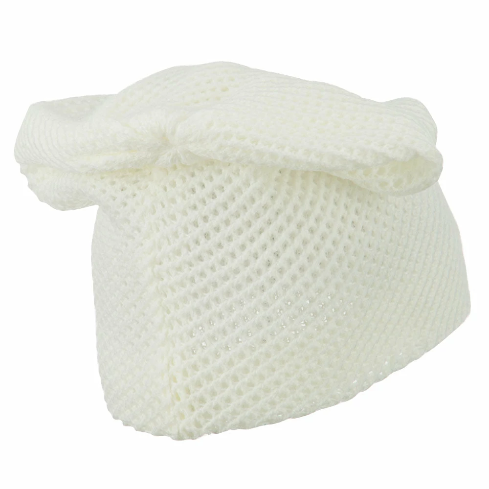 Cheveux Mesh Knit Crown Deep Beanie - Image 48