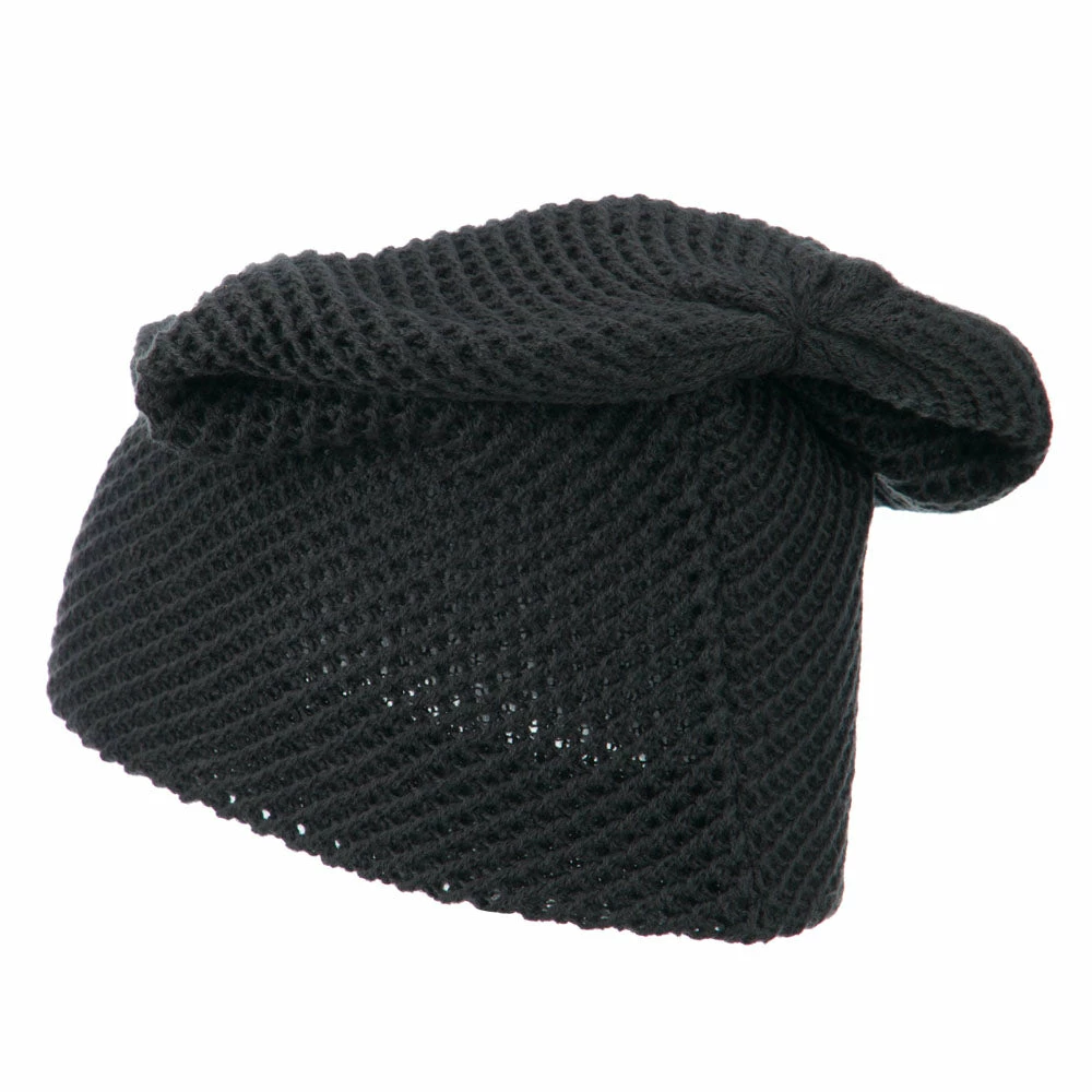 Cheveux Mesh Knit Crown Deep Beanie - Image 52