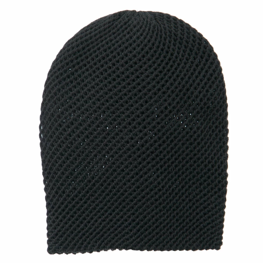 Cheveux Mesh Knit Crown Deep Beanie - Image 55
