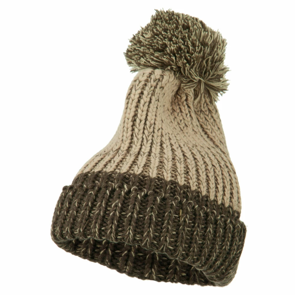 Jeanne Simmons Mixed Tone Acrylic Cuff Beanie - Image 6