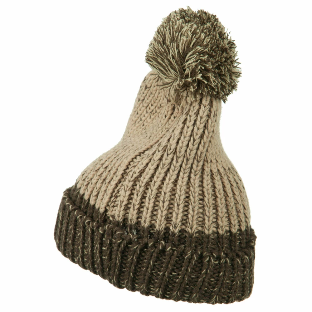 Jeanne Simmons Mixed Tone Acrylic Cuff Beanie - Image 7