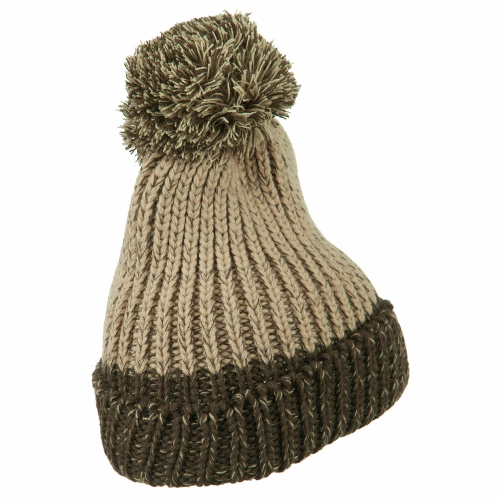 Jeanne Simmons Mixed Tone Acrylic Cuff Beanie - Image 8