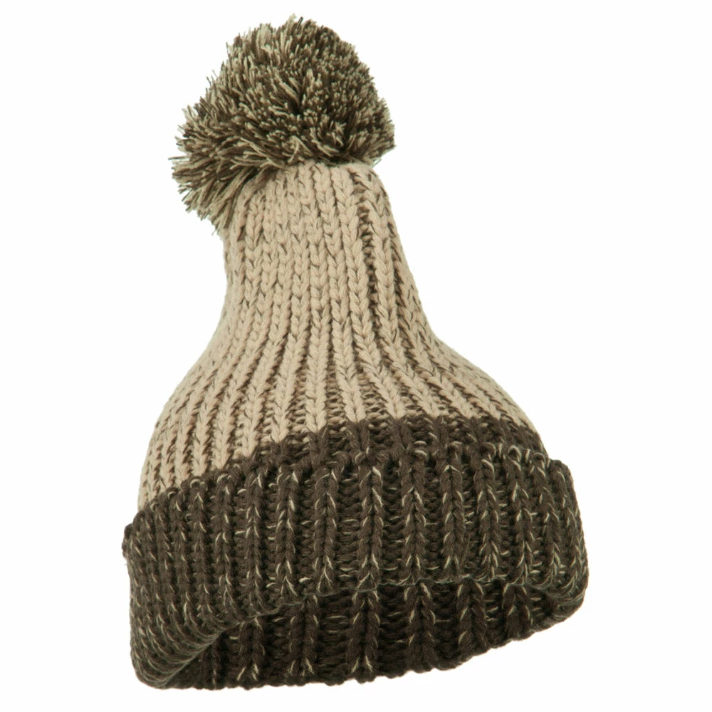 Jeanne Simmons Mixed Tone Acrylic Cuff Beanie - Image 9