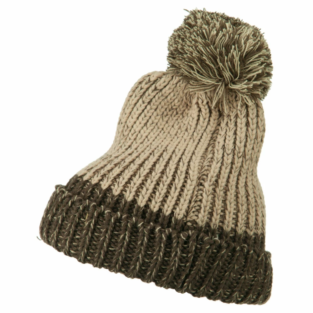 Jeanne Simmons Mixed Tone Acrylic Cuff Beanie - Image 10