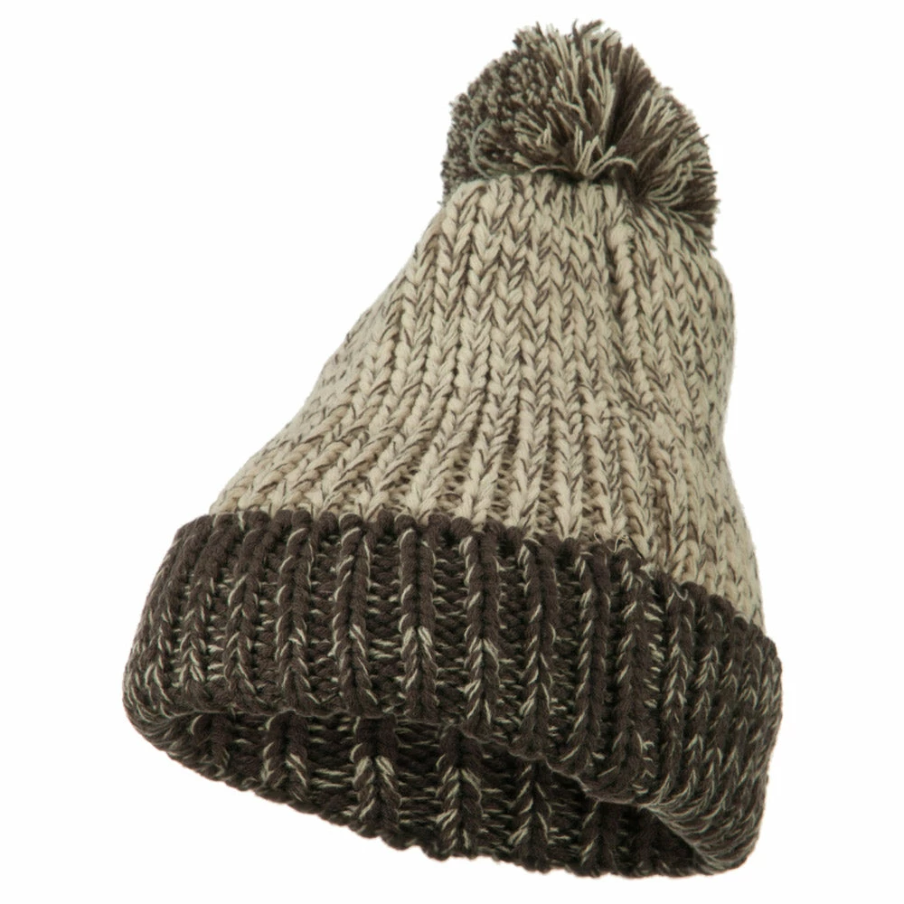 Jeanne Simmons Mixed Tone Acrylic Cuff Beanie - Image 11