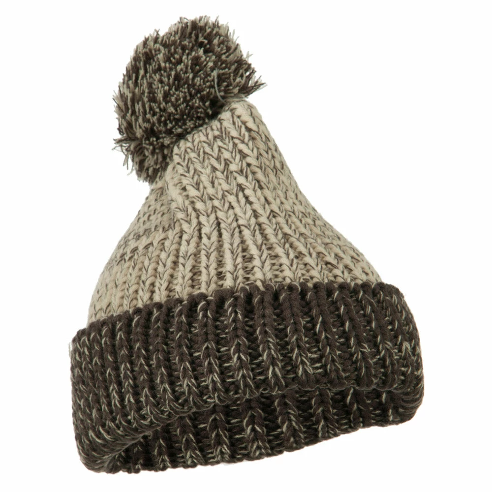 Jeanne Simmons Mixed Tone Acrylic Cuff Beanie - Image 14