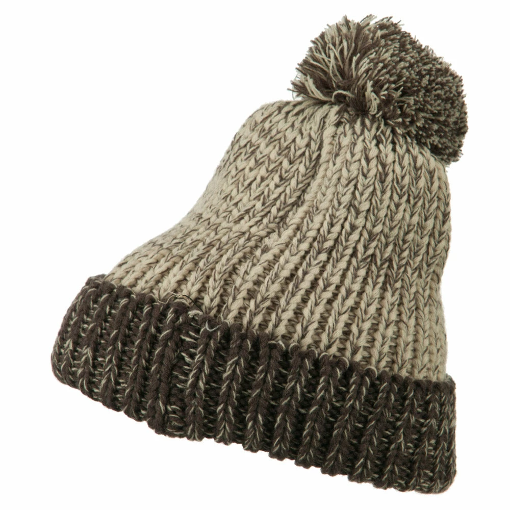 Jeanne Simmons Mixed Tone Acrylic Cuff Beanie - Image 15