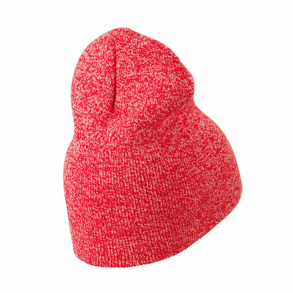 Artex Marled Short Beanie - Image 3