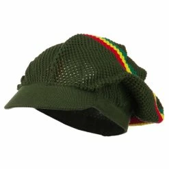 Rasta World Mesh Rasta Deep Visored Beanie