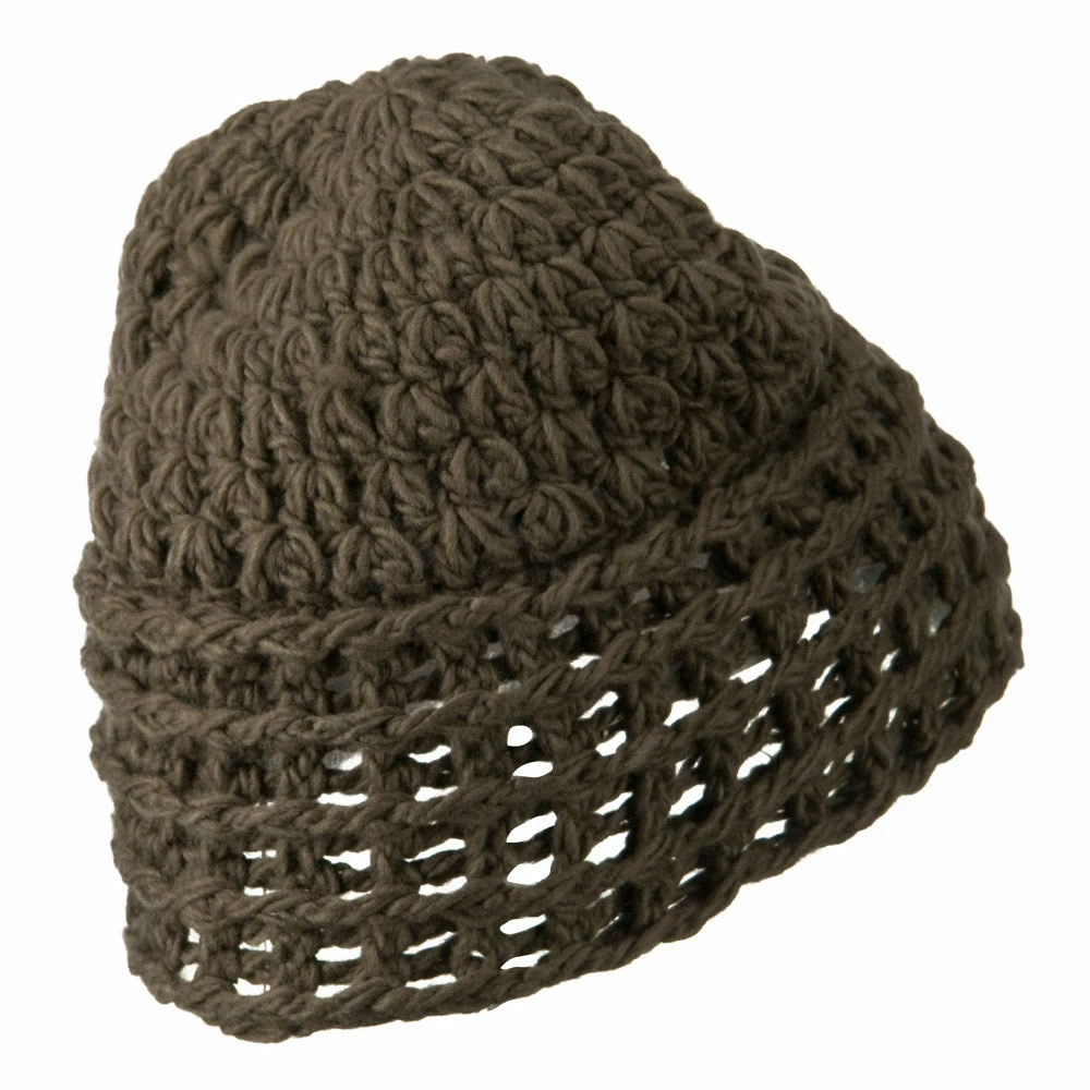 Jeanne Simmons Woman's Knit Acrylic Flower Beanie - Image 7