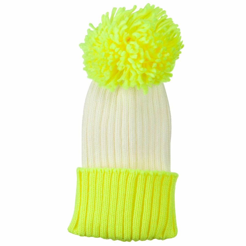 G And S Neon Knit Hat With Pom Pom - Image 15